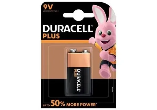 Duracell 9V alkaline blokbatterij