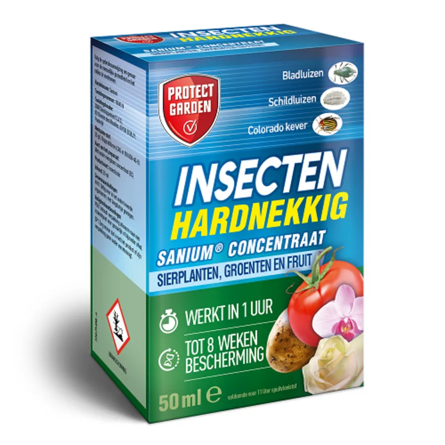 Insectenmiddel concentraat 50 ml voor sierplanten, groenten en fruit | maakt 11 liter