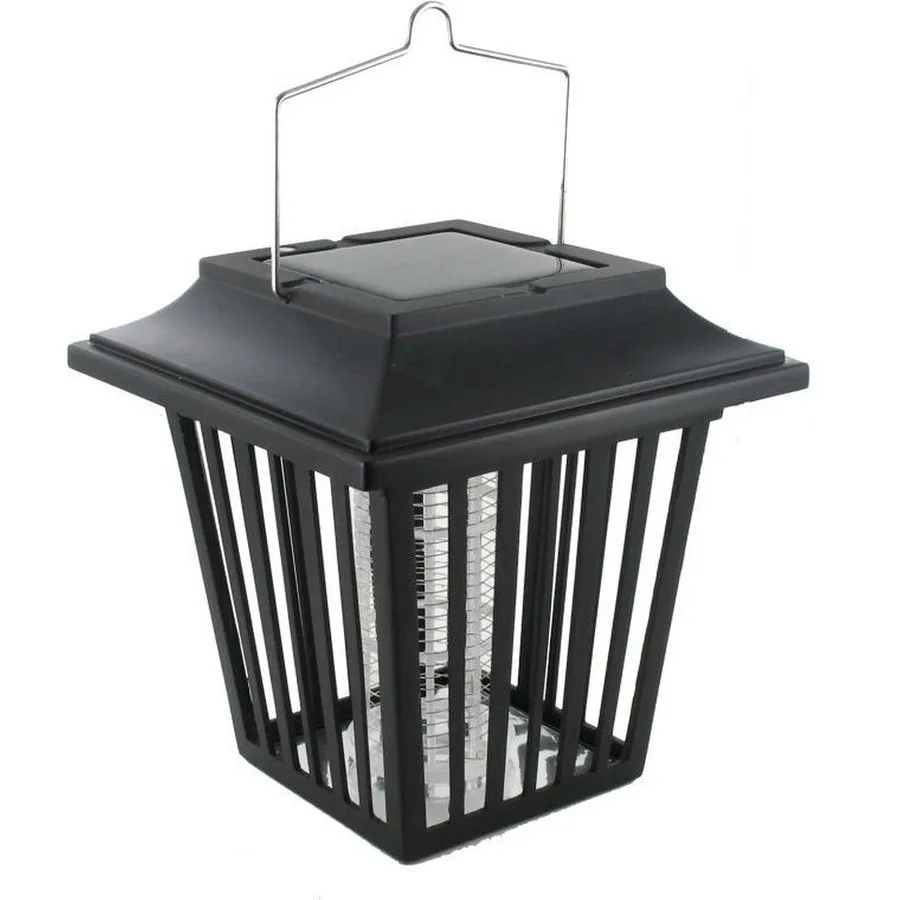 Solar insecten lantaarn met UV-licht en 600V rooster | voor buiten