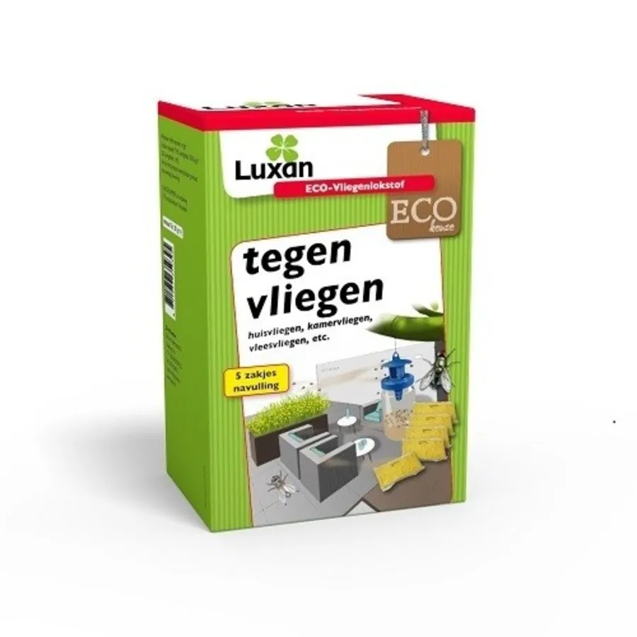 Eco-vliegenlokstof navulling voor vliegenval | 5 x 30 gram
