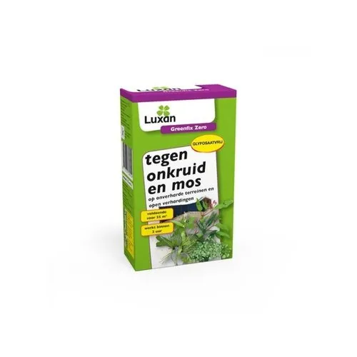 Luxan Greenfix Zero tegen onkruid en mos