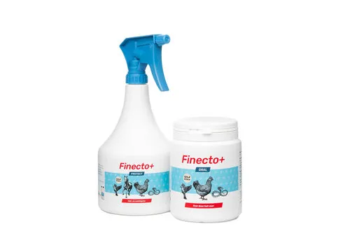 Finecto+ Combideal tegen bloedluis | Hokspray 1 liter + voersupplement 300 gram