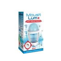 Mousti-Lum+ oplaadbare UV muggenlamp en buitenlamp | tot 25 m²