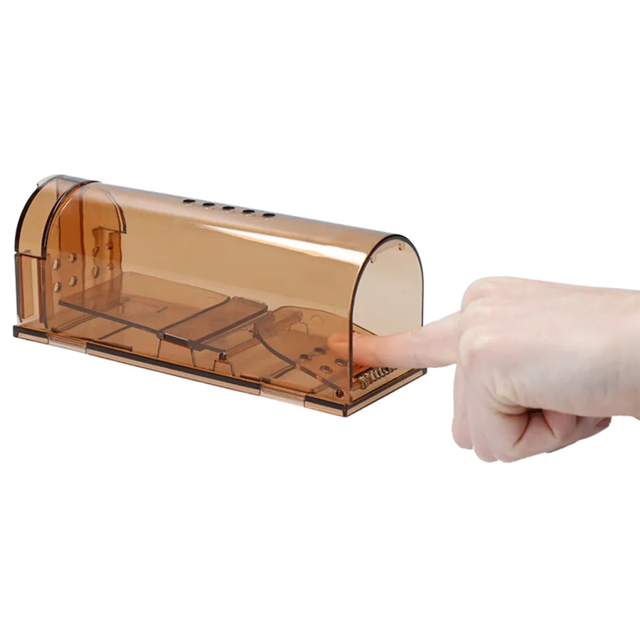 Muizenval levend vangend 18 x 7 x 6 cm | herbruikbaar