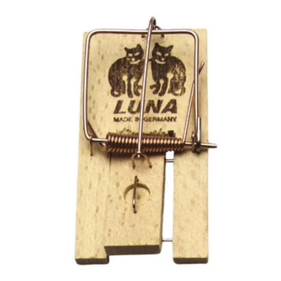 Houten muizenvallen 9,5 x 4,8 cm | 20 stuks