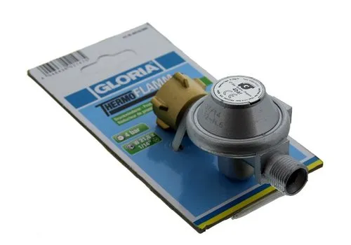 Gloria Thermoflamm drukregelaar 4 bar | 8 kg/u voor gasfles