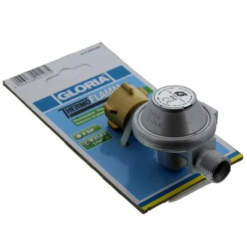 Gloria Thermoflamm drukregelaar 4 bar | 8 kg/u voor gasfles