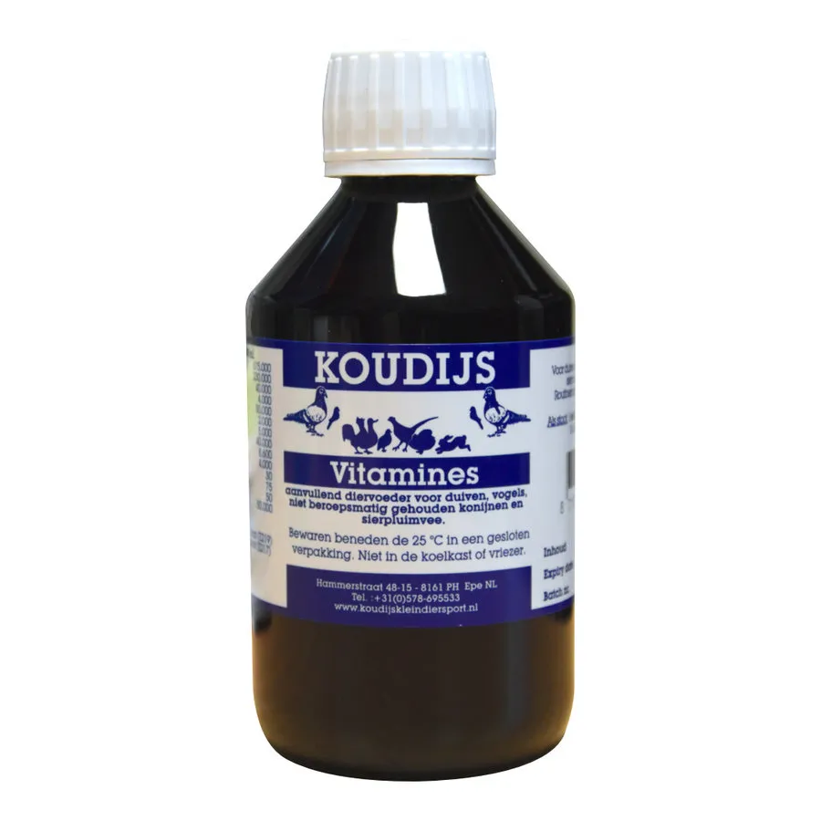 Vitamine oplossing voor duiven, vogels en pluimvee 250 ml