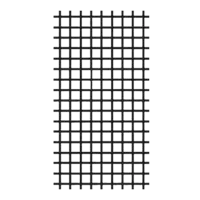 Insectengaas aluminium 10 x 4 cm | maaswijdte 2,2 mm