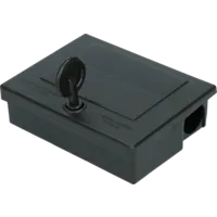 Voerdoos muis met sleutel 13 x 9,5 x 4 cm | afsluitbare lokaasdoos