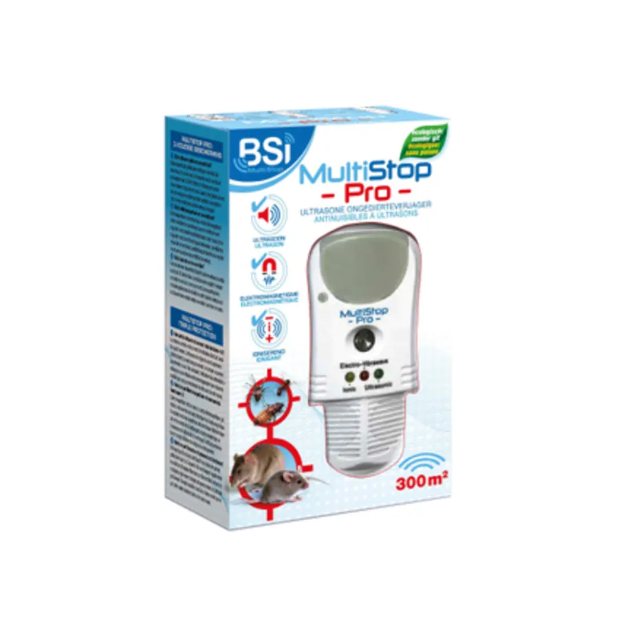 Multistop Pro ongedierteverjager met 3-voudige werking | tot 300 m²