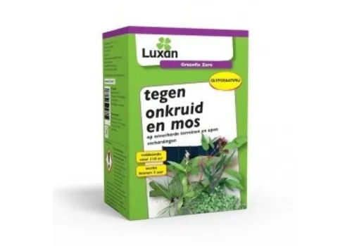Luxan Greenfix Zero tegen onkruid en mos