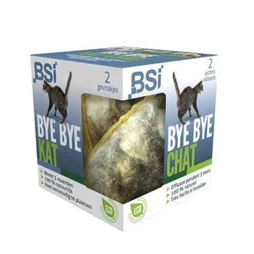 BSI Kattenverjager met natuurlijke geurzakjes