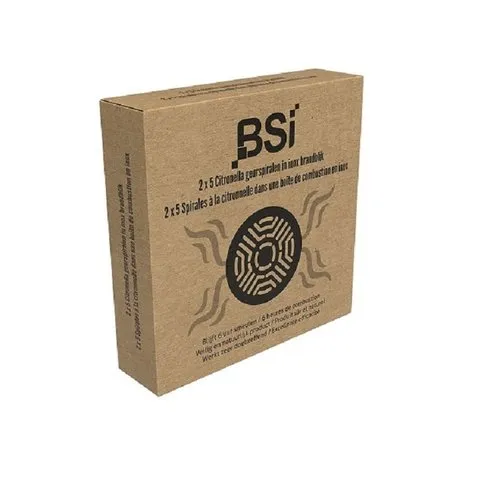 BSI Citronella geurspiralen met brandblik