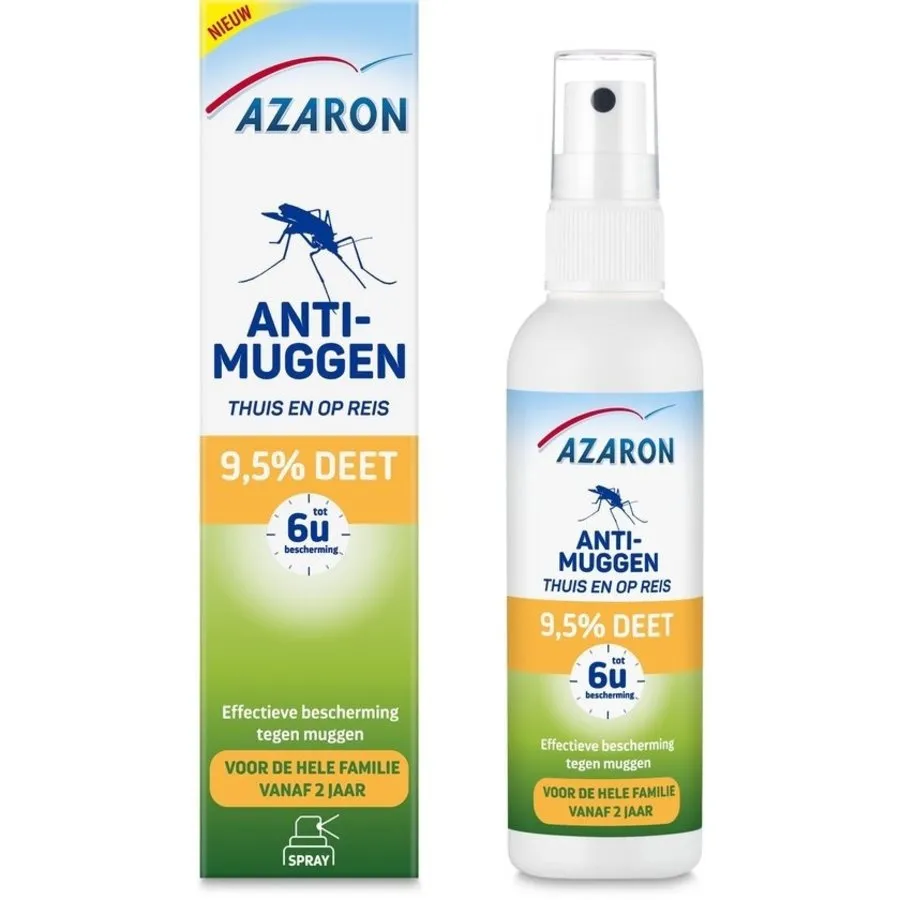 Anti-Muggen Spray 9,5% DEET 100 ml | Tot 6 uur bescherming