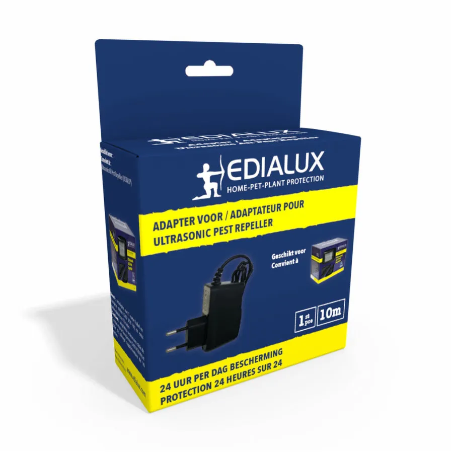 Adapter voor Ultrasonic All Pest Repeller | 1 meter kabel + 10 meter verlengkabel