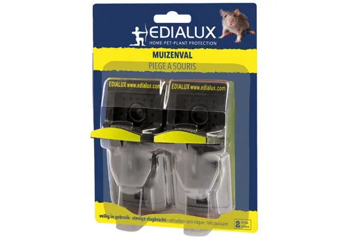 Edialux Muizenval kunststof 2 stuks