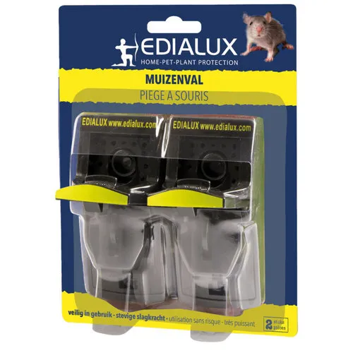 Edialux Muizenval kunststof 2 stuks