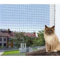 Katten beschermnet draadversterkt olijfgroen 6 x 3 meter | maas 3 x 3 cm
