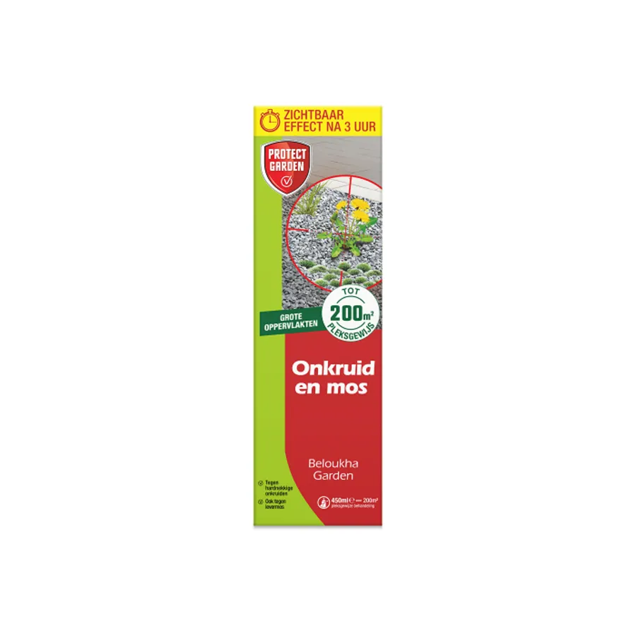 Beloukha Garden onkruid- en mosbestrijder concentraat 450 ml | tot 200 m²