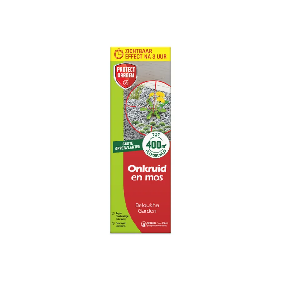 Beloukha Garden onkruid- en mosbestrijder concentraat 900 ml tot 400 m²