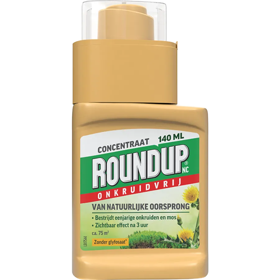 Natuurlijk onkruidvrij concentraat 140 ml | tegen onkruid en mos | 75 m²