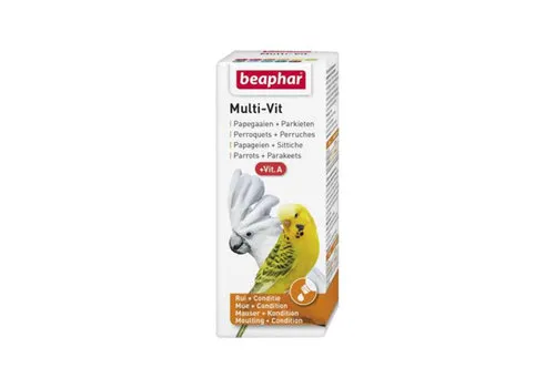 Beaphar Multi-Vit voor papegaaien en parkieten