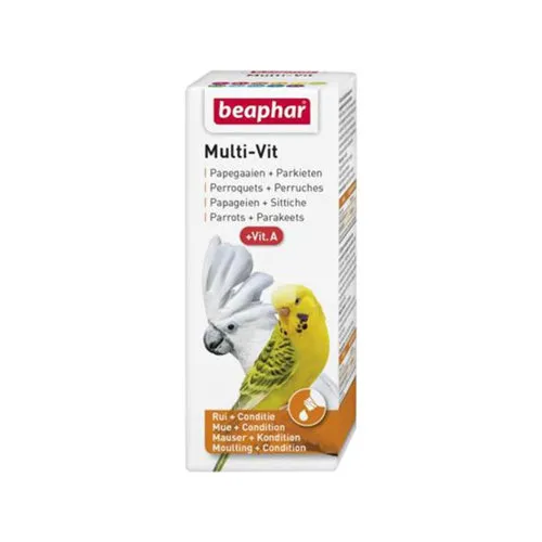 Beaphar Multi-Vit voor papegaaien en parkieten
