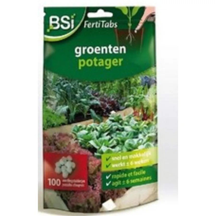 Voedingstabletten voor groenten 80 gram | 100 tabletten voor moestuin