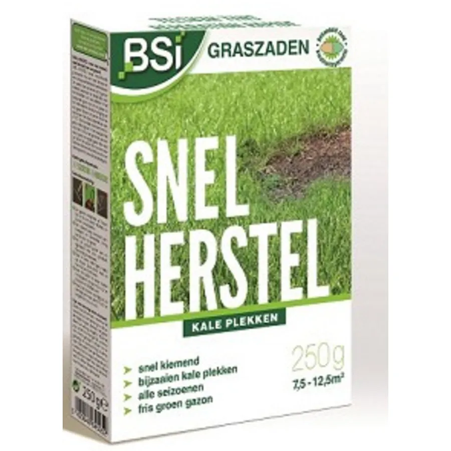 Graszaad Snel Herstel 250 gram voor 12,5 m² | Kale plekken en doorzaaien