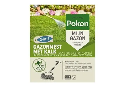 Pokon Gazonmest met kalk 2 kg