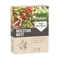 Bio Moestuin Mest 1 kg | biologische meststof voor 10 m² en 120 dagen