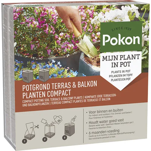 Pokon Terras & Balkon Planten Potgrond Compact 20 liter