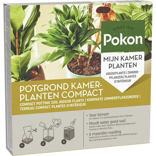 Pokon Kamerplanten Kokos Potgrond Compact 10 liter
