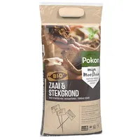 Bio Zaai & Stekgrond Turfvrij 10 Liter | Voor zaaien en stekken