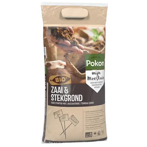 Pokon Bio Zaai & Stekgrond Turfvrij 10 Liter