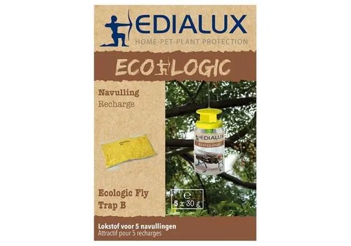 Edialux Lokstof navulling voor vliegenval 5 x 30 gram
