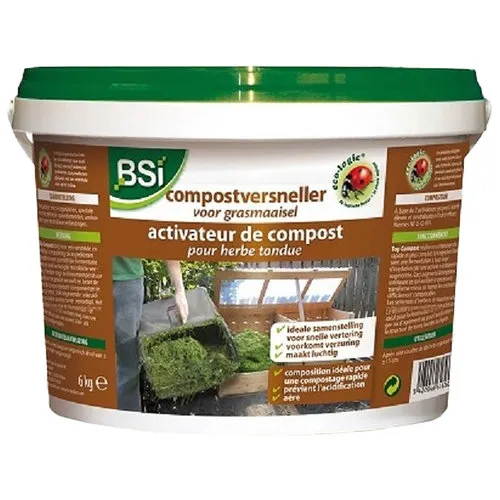 BSI Compostversneller voor grasmaaisel