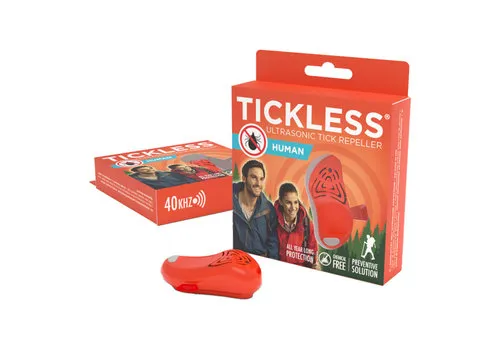 TickLess Ultrasone tekenverjager voor mensen oranje