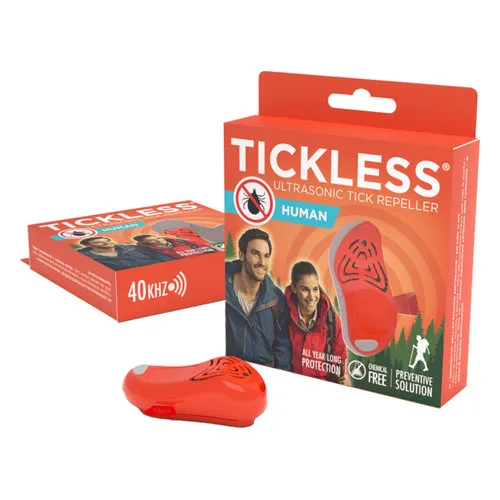 TickLess Ultrasone tekenverjager voor mensen oranje
