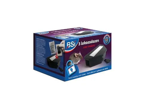 BSI Muizen lokaasdozen met sleutel
