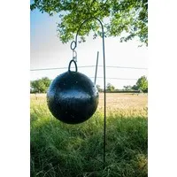 Dazenbal 60 cm | zwarte lokbal voor dazenval met lijm