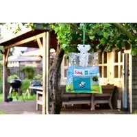 Vliegenzak Outdoor met lokstof | Gifvrije vliegenval voor buiten | 21 x 23 cm