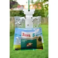 Vliegenzak Outdoor met lokstof | Gifvrije vliegenval voor buiten | 21 x 23 cm
