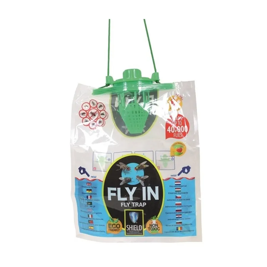 Vliegenval XL 30 x 25 cm met 30 g lokstof | vangt tot 40.000 vliegen