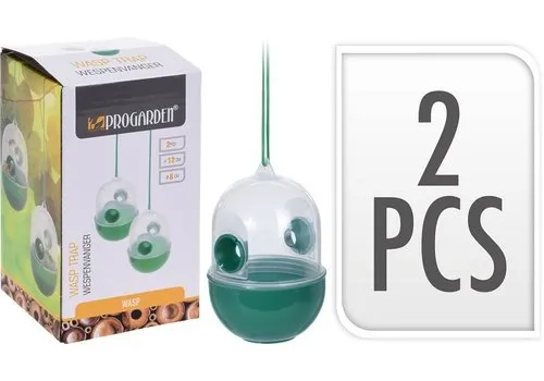 Progarden Wespenvanger set van  2 stuks | 12 cm hoog x Ø 8 cm