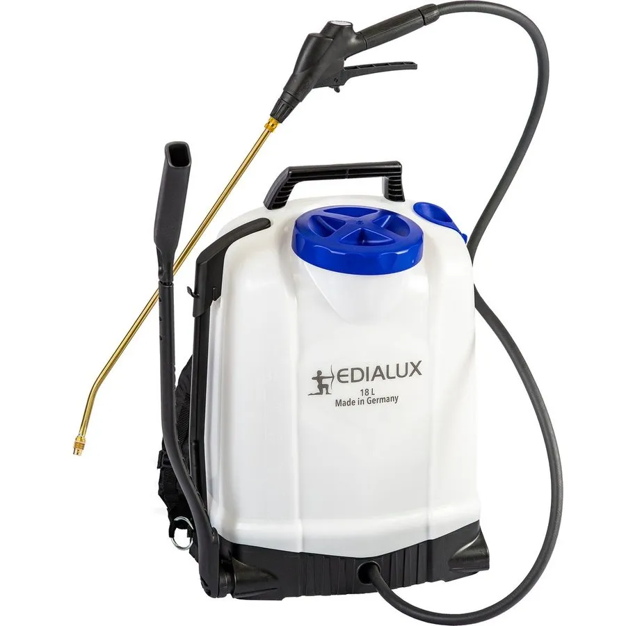Drukspuit 18 liter rugsproeier met verstelbare handgreep en sproeilans