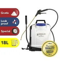 Drukspuit 18 liter rugsproeier met verstelbare handgreep en sproeilans