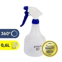 Handsproeier 0,6 liter met 360 graden sproeifunctie voor planten en gewasbescherming