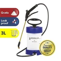 Druksproeier 3 liter met messing spuitlans voor onkruidbestrijding en gewasbehandeling